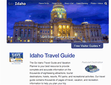 Tablet Screenshot of go-idaho.com